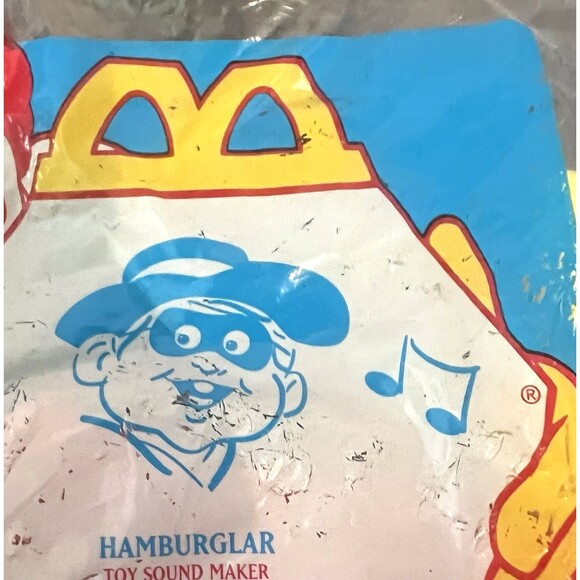 McDonalds Happy Meal Toy Hamburglar 1996 Vintage Noise Maker - Picture 5 of 9